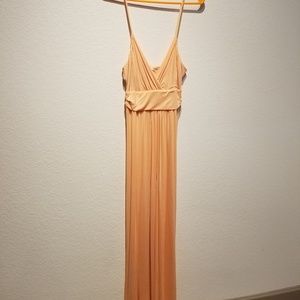 Peach maxi dress
